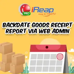 How to View Backdate Goods Receipt Report at iREAP POS PRO Via Web Admin