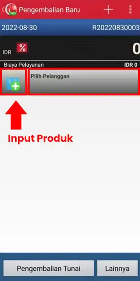 Input produk dan pelanggan di aplikasi kasir android iREAP POS PRO