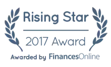 iREAP POS Award 2017 Rising Star by Finance Online