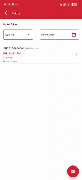 Langkah 11 Anda berhasil membuat Faktur Penjualan (A/R Invoice) - Cara Membuat Faktur Penjualan pada iReap Invoice