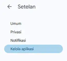Kelola aplikasi google drive