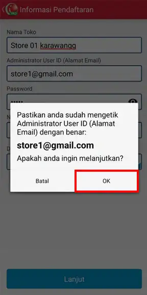konfirmasi import data ireap lite ke ireap pro