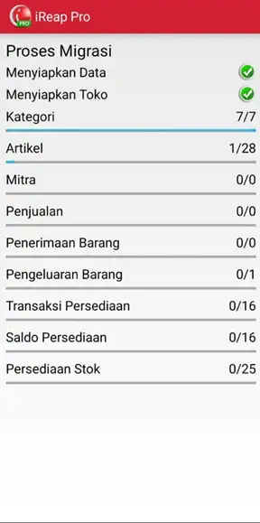 Proses migrasi iREAP Lite ke Pro