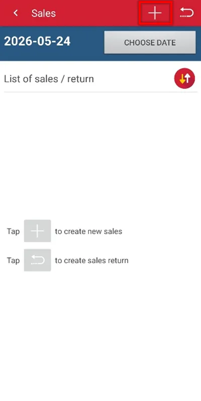 Add Sales transaction iREAP POS Pro mobile
