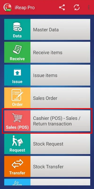 iREAP POS Pro mobile