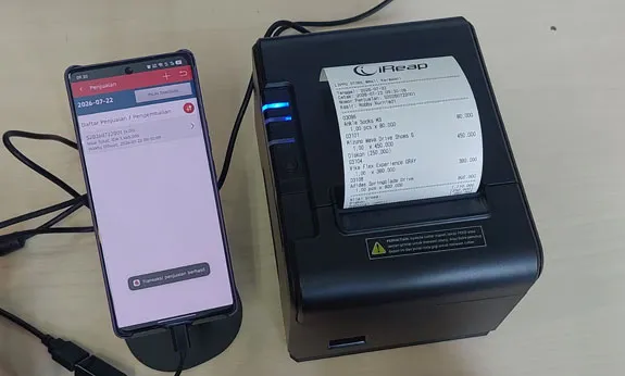 Cara cetak struk di printer iWARE IW-800 usb menggunakan aplikasi kasir iREAP POS Cara cetak struk di printer iWARE IW-800 usb menggunakan aplikasi kasir iREAP POS