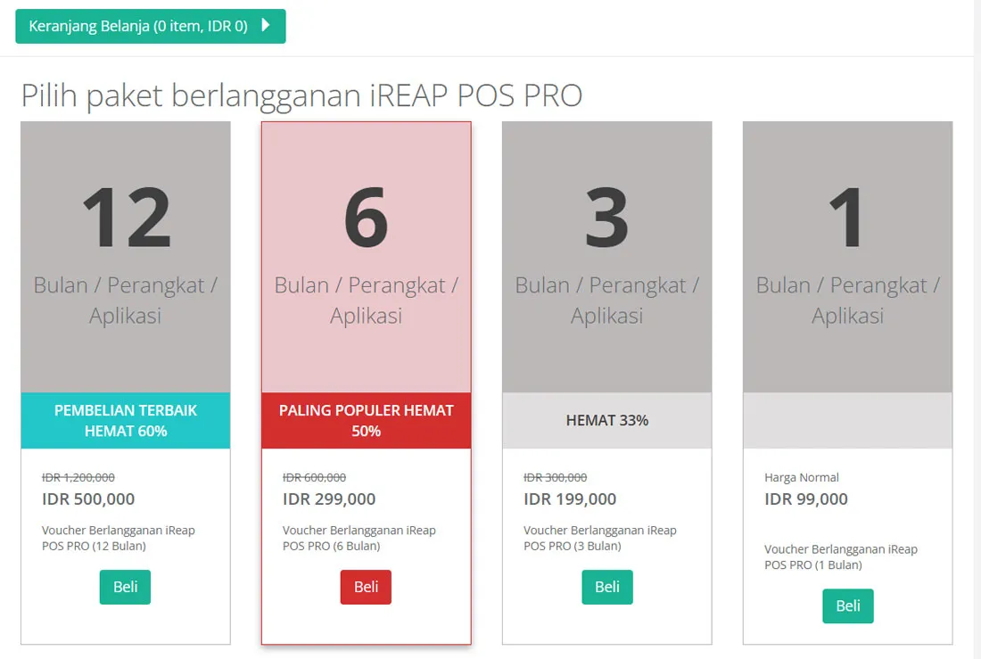 Membeli Voucher iREAP POS Pro