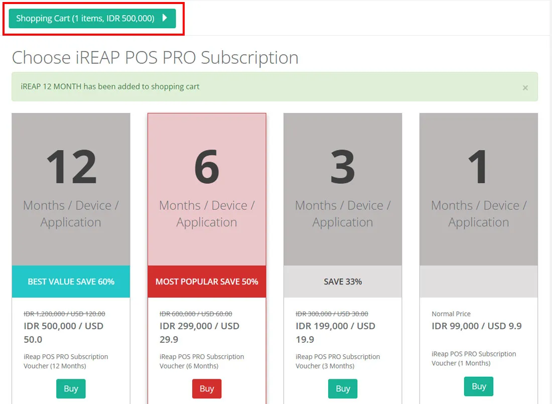 Purchase Voucher iREAP POS Pro