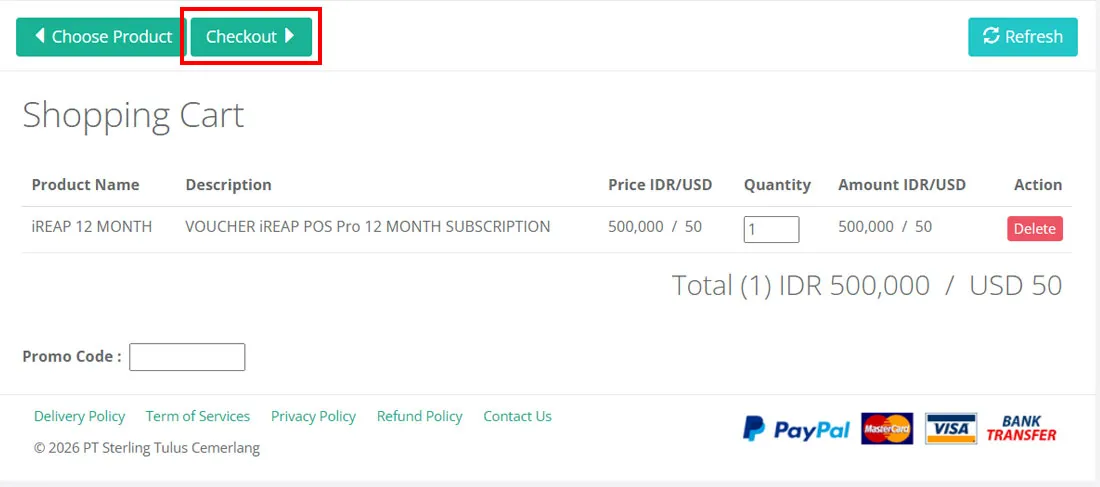 Purchase Voucher iREAP POS Pro