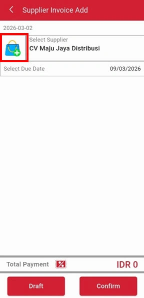 Add services or goods on iREAP Invoice