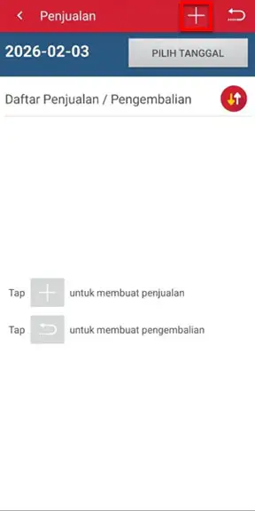 Tambah transaksi penjualan baru di iREAP PRO