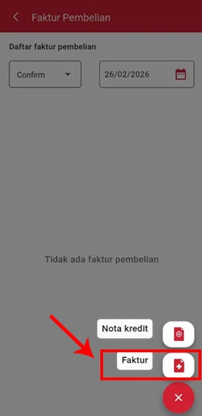 Buat faktur baru di iREAP Invoice