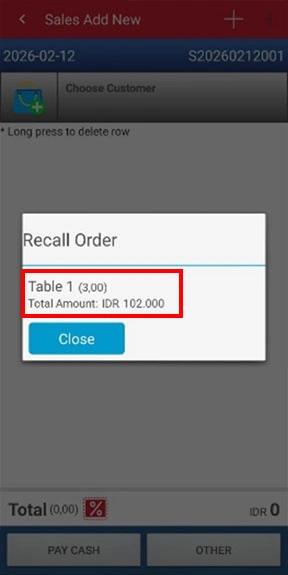 Select order according to table name