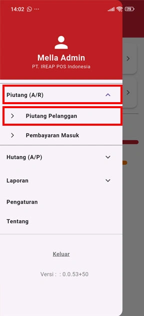 Langkah 2 Pilih Menu A/R Invoice - Cara Membuat Faktur Penjualan pada iReap Invoice