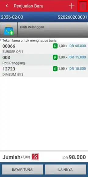 Cara simpan order di iREAP PRO