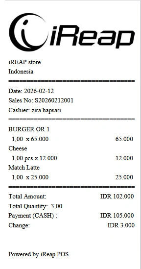 Close the Transaction and Print the Receipt