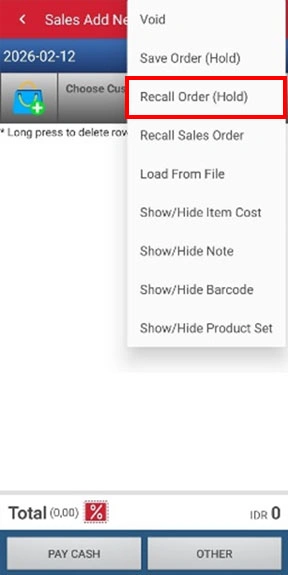 Select order according to table name