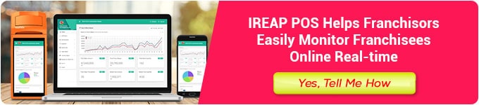 Manage your franchise business with the iReap POS cashier application