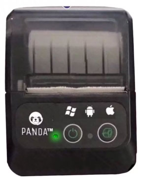 Nyalakan mesin printer bluetooth Panda PRJ-58B