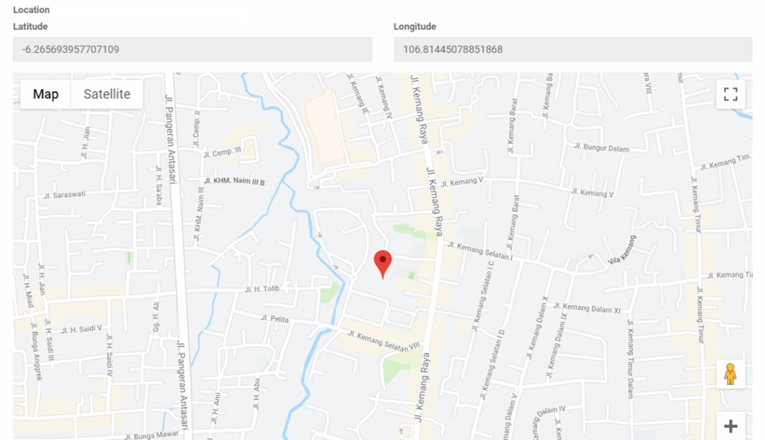 Mark The Location of Customer on The Map iREAP POS PRO (Via Web)