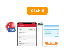 Step 3 Add Invoice in iREAP Invoice - Flow iREAP Invoice