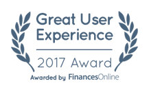 iREAP POS Award 2017 User Experience by Finance Online