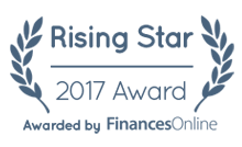 iREAP POS Award 2017 Rising Star by Finance Online