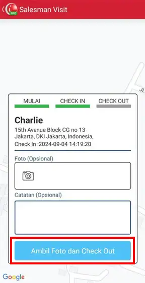 Checkout salesman di iREAP Pro