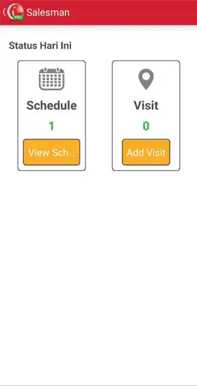 Status jadwal kunjungan salesman di iREAP Pro