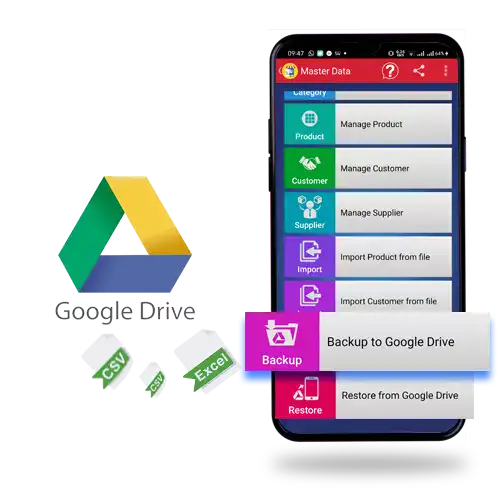 Shop Cashier Apps Support Backup Data ke Google Drive