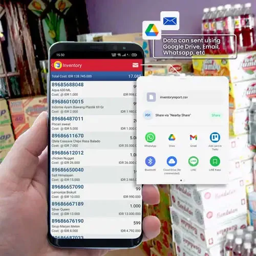 Shop Cashier Apps Support Automatic Stock Control From Good Receipt & Sale Items