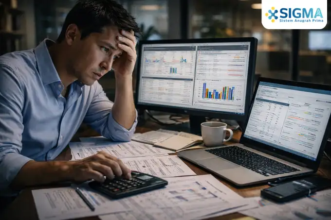 risiko bertahan dengan software akuntansi