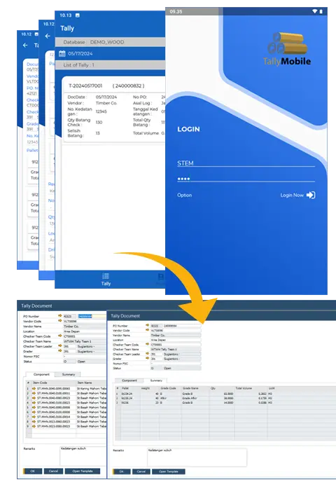 PEMESANAN - Tally Solusi SAP Business One untuk industri kayu