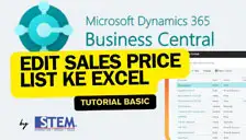 Cara Edit Sales Pricelist di Microsoft Dynamics 365 Business Central