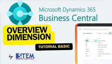 Overview of Dimensions Microsoft Dynamics 365 Business Central