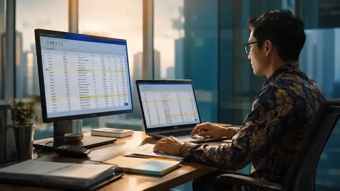 Contoh Journal Entry otomatis di SAP Business One yang menunjukkan kredit ke akun Withholding Tax Payable