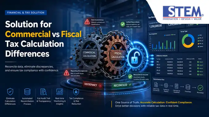 Solution to overcome the problem of differences in fiscal and commercial depreciation areas in SAP B1