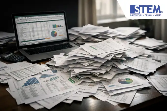 Visualization of manual bank reconciliation issues that cause discrepancies in the company's cash balances