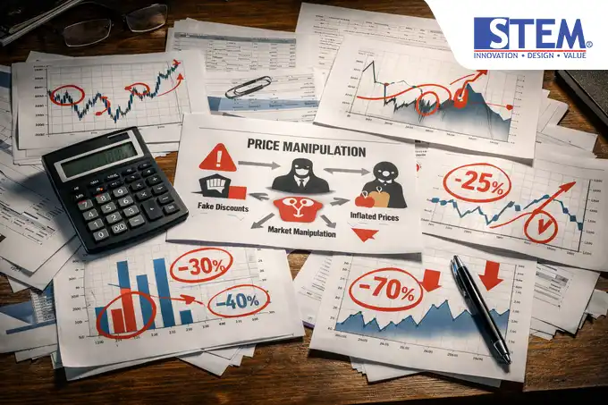 Illustration of the risk of price manipulation and sales discounts due to weak control of ERP user activities in the company