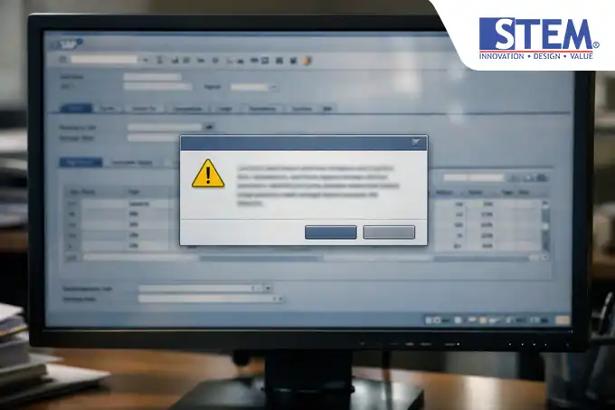 SAP Business One system warning when there is an error in inputting the unit of goods which impacts the Inventory Audit Report
