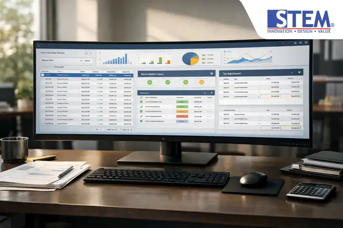 Tampilan posting jurnal otomatis di SAP Business One untuk rekonsiliasi piutang dan koreksi PPN setelah pembatalan A/R Credit Memo