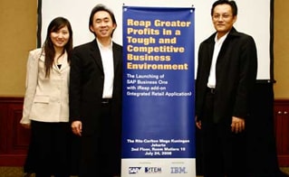 The Launching of SAP Business One with iREAP add-on (integrated retail application)