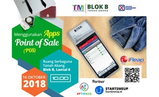 iREAP POS Event at Tanah Abang - Using Apps Point of Sale (POS)