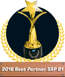Award SAP Business One Best Partner 2016 STEM