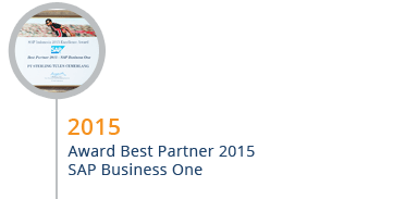 STEM Mendapatkan Award Best Partner SAP Business One 2015